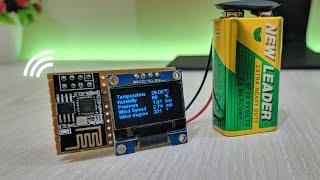 DIY Weather WiFi Weather Station | ESP8266, OLED display