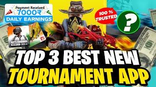 Top 3 Best New Tournament Apps For Free Fire & Bgmi  | 100% Trusted  | Free Fire Tournament App