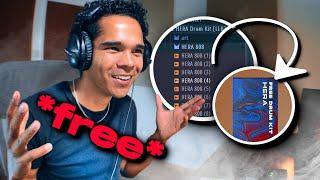 The Most INSANE FREE DRUM KIT On The Market! Free Trap Drum Kit