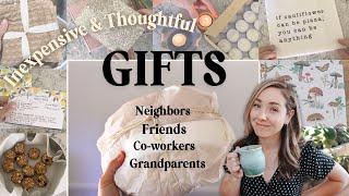 Everyday Thoughtful Inexpensive Gift Ideas