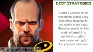 Sniper X with Jason Statham - Tip - Tricks - Strategies - Get Gold Quick - IOS ANDROID !