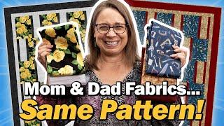 Easy 3-Yard Quilts for Mom & Dad!