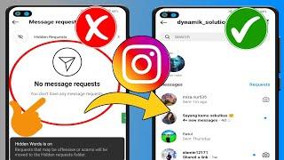 How to Fix Instagram Message Request Not Showing Problem | Instagram Message Request Problem Solve