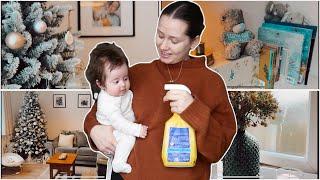 CLEAN WITH ME | Full House Cleaning Motivation with a Three Month old 