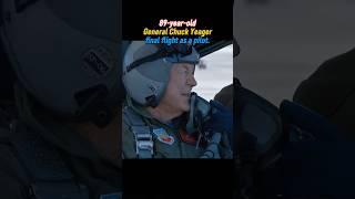 89-year-old General Chuck Yeager final flight as a pilot.
