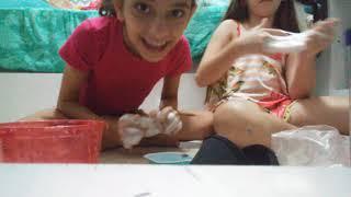 Fazendo cley slime com Júlia Garcia