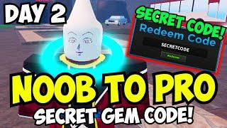 Using the SECRET GEM CODE! - Noob To Pro Day 2 Ultimate Tower Defense