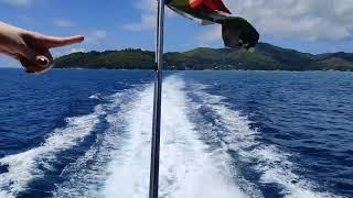 Praslin - La Digue , Cat Cocos ferry ride. Seychelles