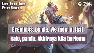 Ling Lord Shen Kung Fu Panda Skin Voice Lines And Quotes Mobile Legends