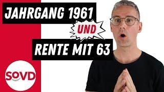 Jahrgang 1961 und Rente mit 63