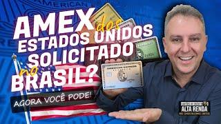 NOVIDADE DO AMERICAN EXPRESS DOS USA| AGORA VOCÊ PODE PEDIR QUALQUER CARTÃO DOS USA AQUI DO BRASIL.