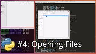 Python GUI Development #4 - Opening a File