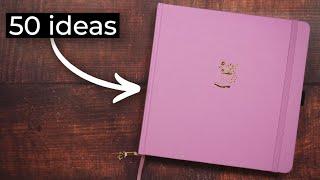 Square Bullet Journal Ideas MEGALIST 