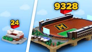 LEGO Stadiums in Different Scales | Comparison