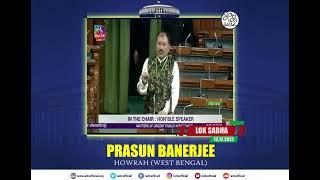 Prasun Banerjee raising the issue of improving football infrastructure in the country