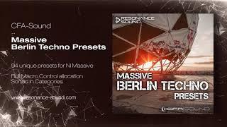 CFA-Sound - Massive Berlin Techno Presets | Melodic Techno