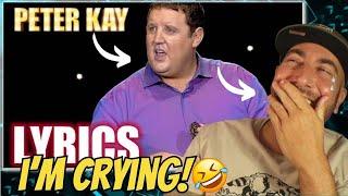 HILARIOUS! | Peter Kay - Misheard Lyrics : The Tour That Didn't Tour Tour - REACTION!