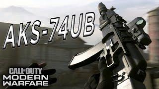 AKS-74UB (AK-47) on Modern Warfare Gameplay (PS5)