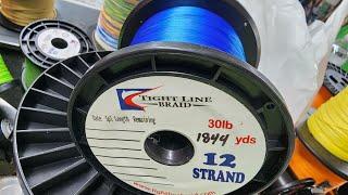 crazy fishing skills spooling 30lb Tightline Hollow sx raptor max line casting