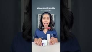 How to pair/layer skincare actives from a dermatologist #skincareroutine #skincareproducts