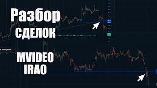 Разбор сделок на Московской бирже | MOEX | акции MVID и IRAO