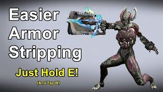 Auto Melee Made Shattering Impact Stripping Easier! (Warframe)