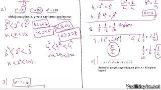 9.Sınıf Matematik 1.Dönem 1.Yazılı