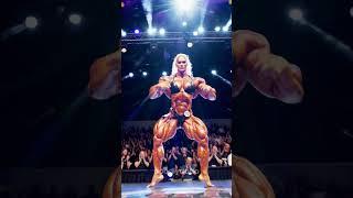 Giant female body builder literally hulks out at competition!