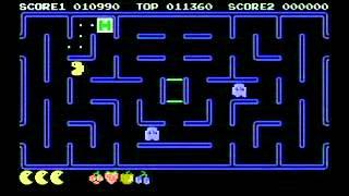 Pacmania - Commodore C16 Plus4 game play