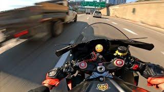 INTENSE STREET RIDE ON NEW APRILIA RSV4