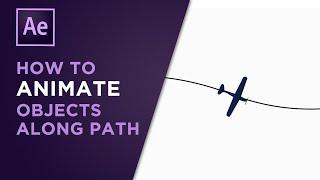 How to animate objects along path in After Effects | After Effects Tutorial