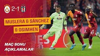  Galatasaray 2-1 Beşiktaş | Futbolcularımızın maç sonu açıklamaları