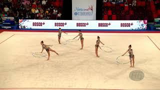 Armenia (ARM) - 2019 Rhythmic Junior Worlds, Moscow (RUS) - Qualifications 5 Hoops