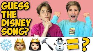 Loser Gets  WATER BALLOONED! "Singing Family Guesses the Disney songs with Emojis" ️️