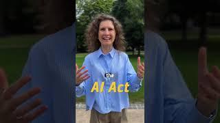  Bad news: AI poses some risks. Good news: The AI Act will make it safe!