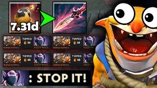 NEW Weapon ►Techies Mid in 7.31d  - Toying Mid 6K TA so Hard