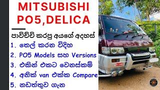 Mitsubishi PO5 Review Sinhala | Mitsubishi Delica L300, 3rd Gen 1986 - 2000, PO Series | Van Reviews