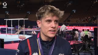 2022 Artistic Europeans - Daniel Carrion Caro (ESP) interview after junior all-around silver