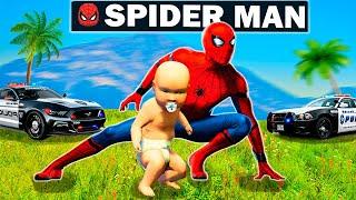 Adopted By SPIDER MAN in GTA 5