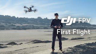 DJI FPV | First Flight and Beginner's Guide - Start Flying a DJI FPV!