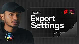 The BEST Reels/Shorts EXPORT SETTINGS for DaVinci Resolve 19 - Hindi [ENG-SUBS]