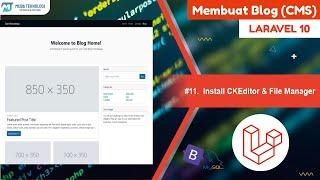 11. Install CKEditor File Manager Laravel - Laravel Blog CMS