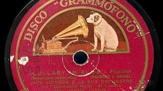 "Lullaby In Blue" - Jack Jackson & His Orch. - 1934 HMV 78 Record (Edison Bell Portable Gramophone)