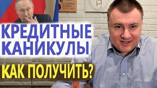 КАК ПОЛУЧИТЬ КРЕДИТНЫЕ КАНИКУЛЫ - консультация юриста Антона Долгих | В конце - БОНУС!