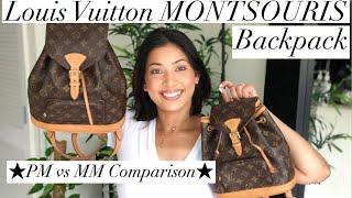 Louis Vuitton MONTSOURIS Backpack | PM vs MM comparison | |WIMB | MODSHOTS |deb_panache| #LVbackpack