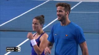 Sensational mixed doubles rally between Australia and Spain - Mastercard Hopman Cup 2017