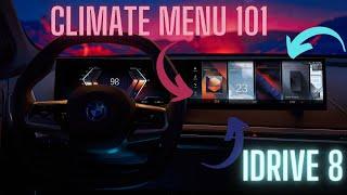 How to use BMW iDrive 8 Climate Control System