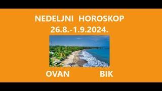 Jasminka Holclajtner-Royal Astro Studio- OVAN, BIK- Nedljni horoskop - 26.8.-1.9.2024.