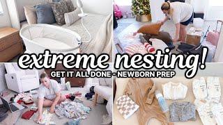 HERE COMES BABY #2  Extreme Nesting + Newborn Prep *GET IT ALL DONE* | Organizing & Decluttering