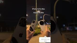 iPhone 15 Pro Max vs Xiaomi 14 Ultra: Zoom Showdown! #shorts